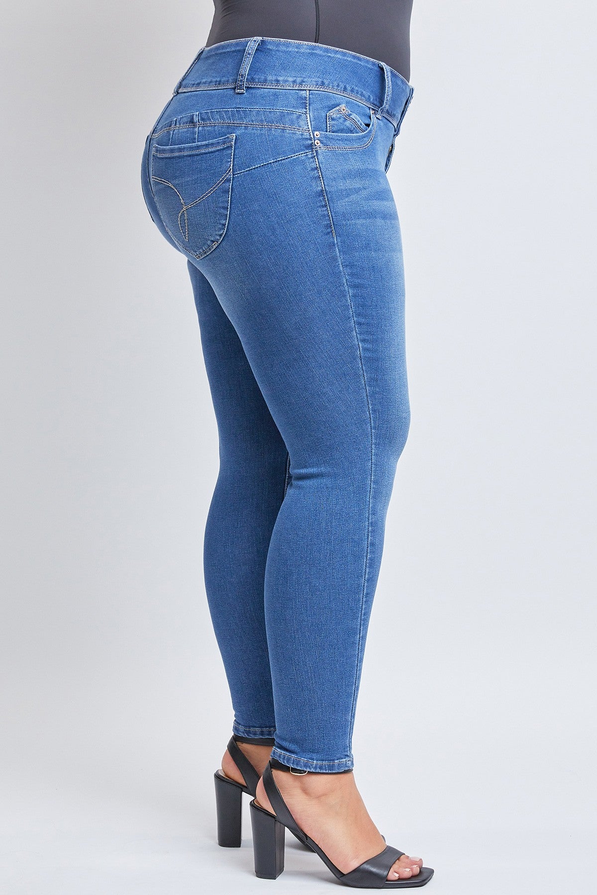 Jean skinny Daisy (bleu moyen)