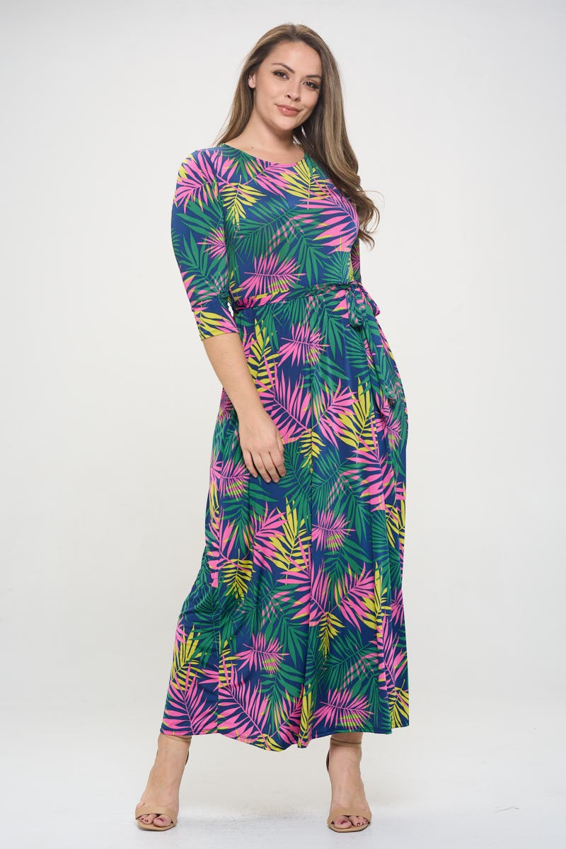 La robe à feuillage multicolore #2