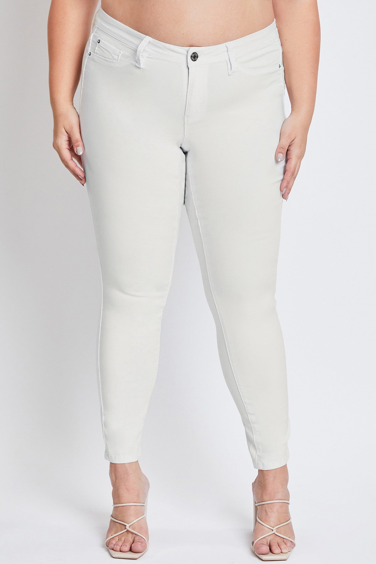 (30 po) - Pantalon skinny ultra stretch vanilla cream