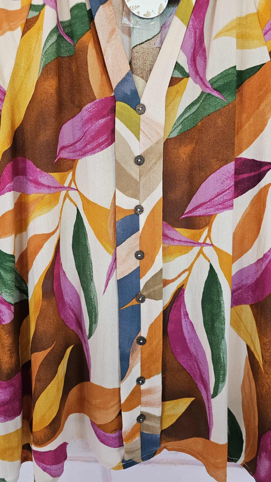 Amandine - Magenta blouse