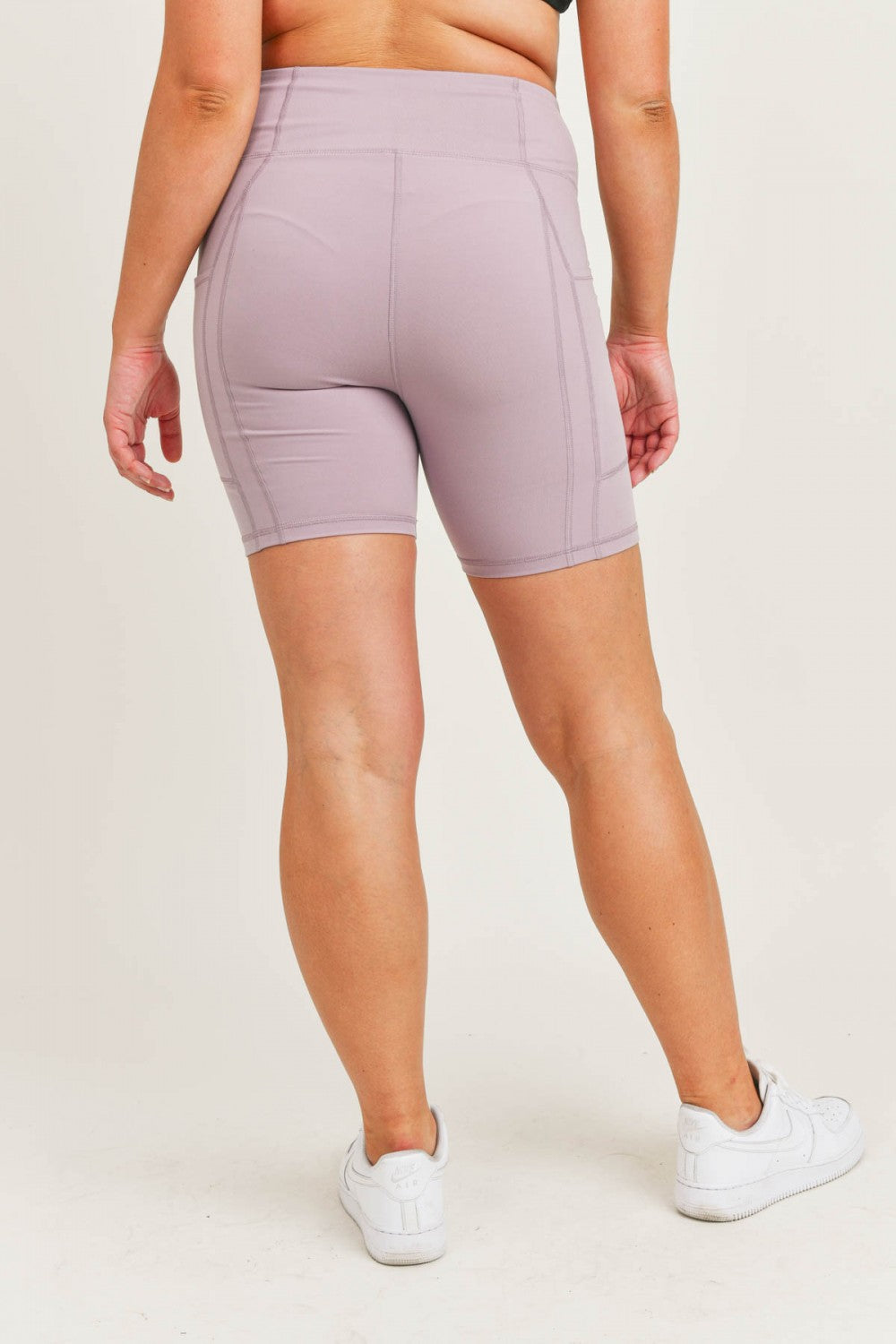 Short de cycliste à poches - Contrôle du ventre