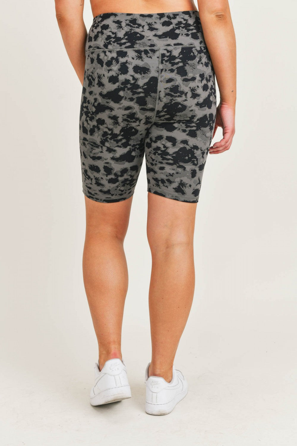 Short de cycliste à motifs - Contrôle du ventre