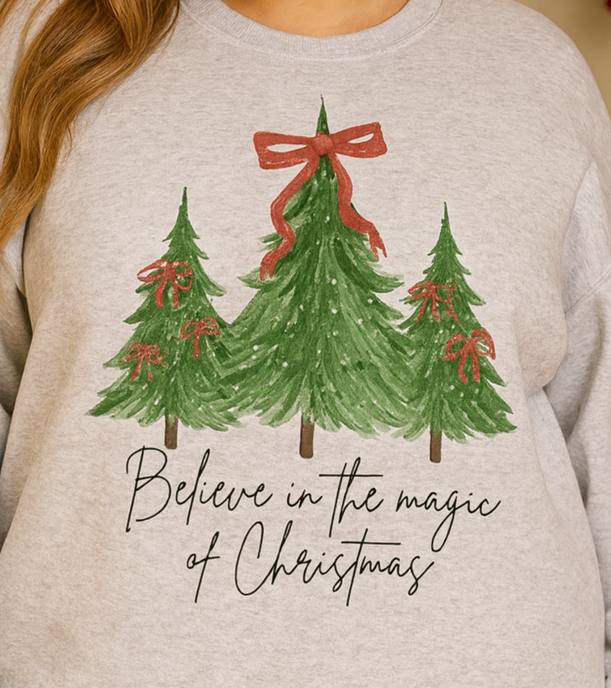 Coton ouaté ''Sapins de Noël''