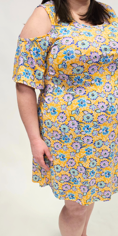 Robe Tammy - 100% extensible & infroissable - COUPE A