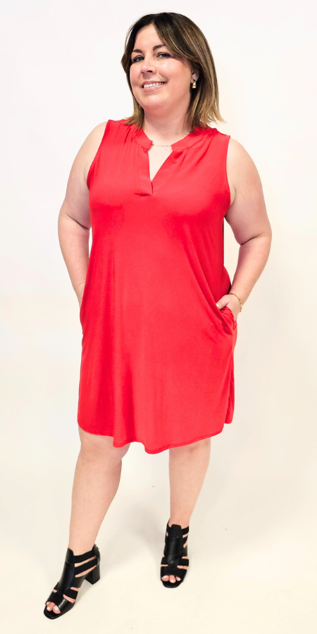 La robe infroissable - Rouge