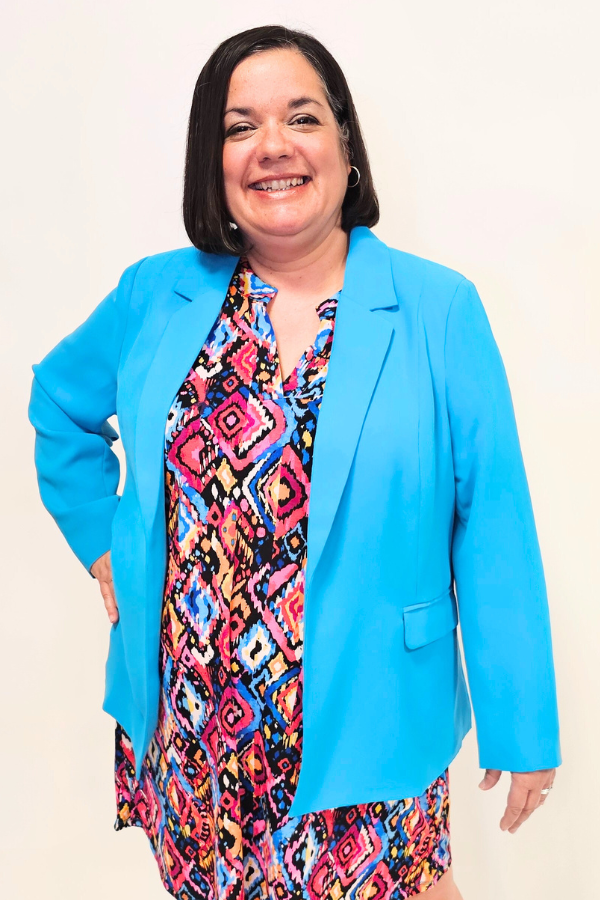 Veston léger azure blue (manches longues)