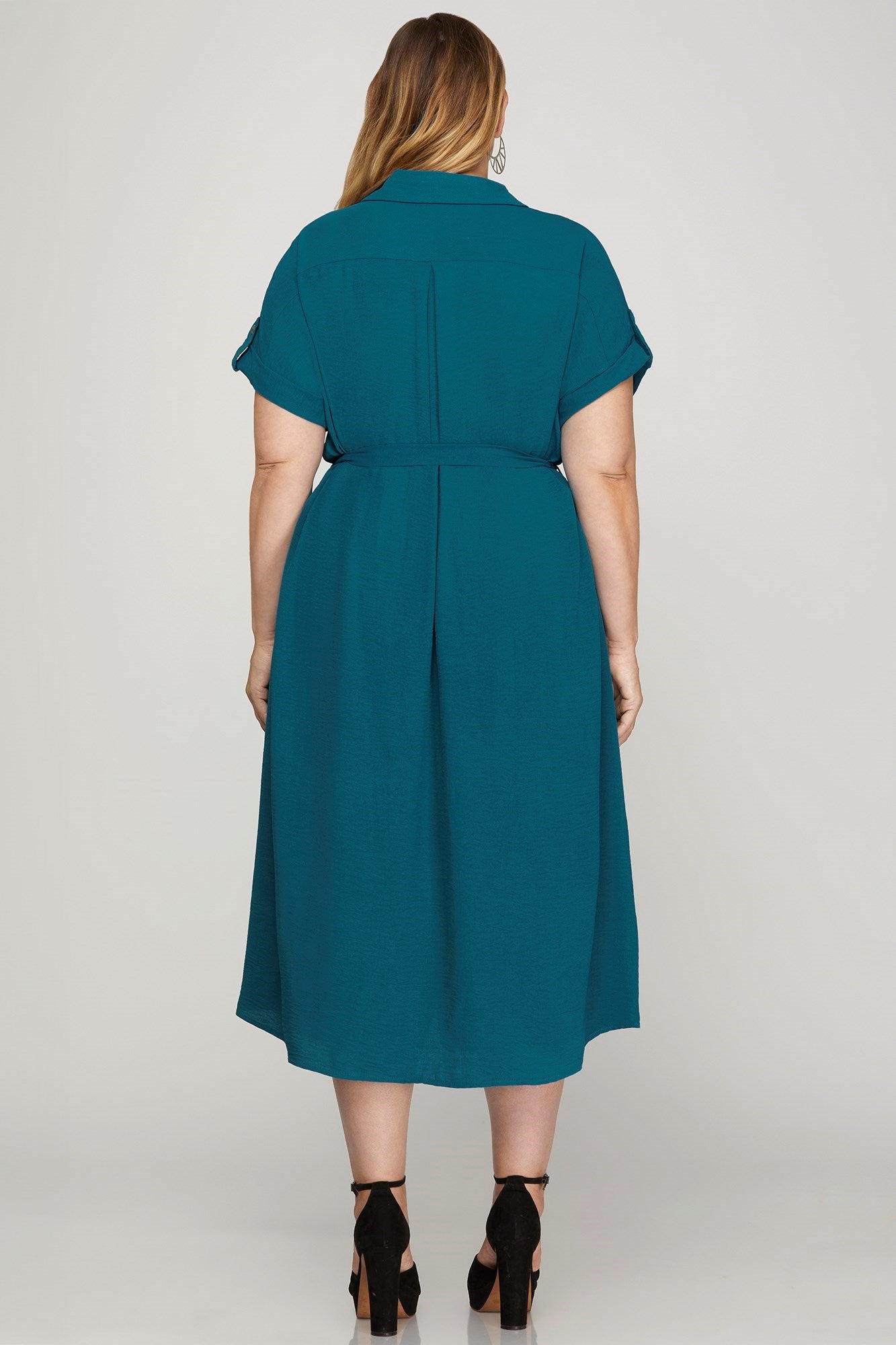 Blouse dress - Sarcelle