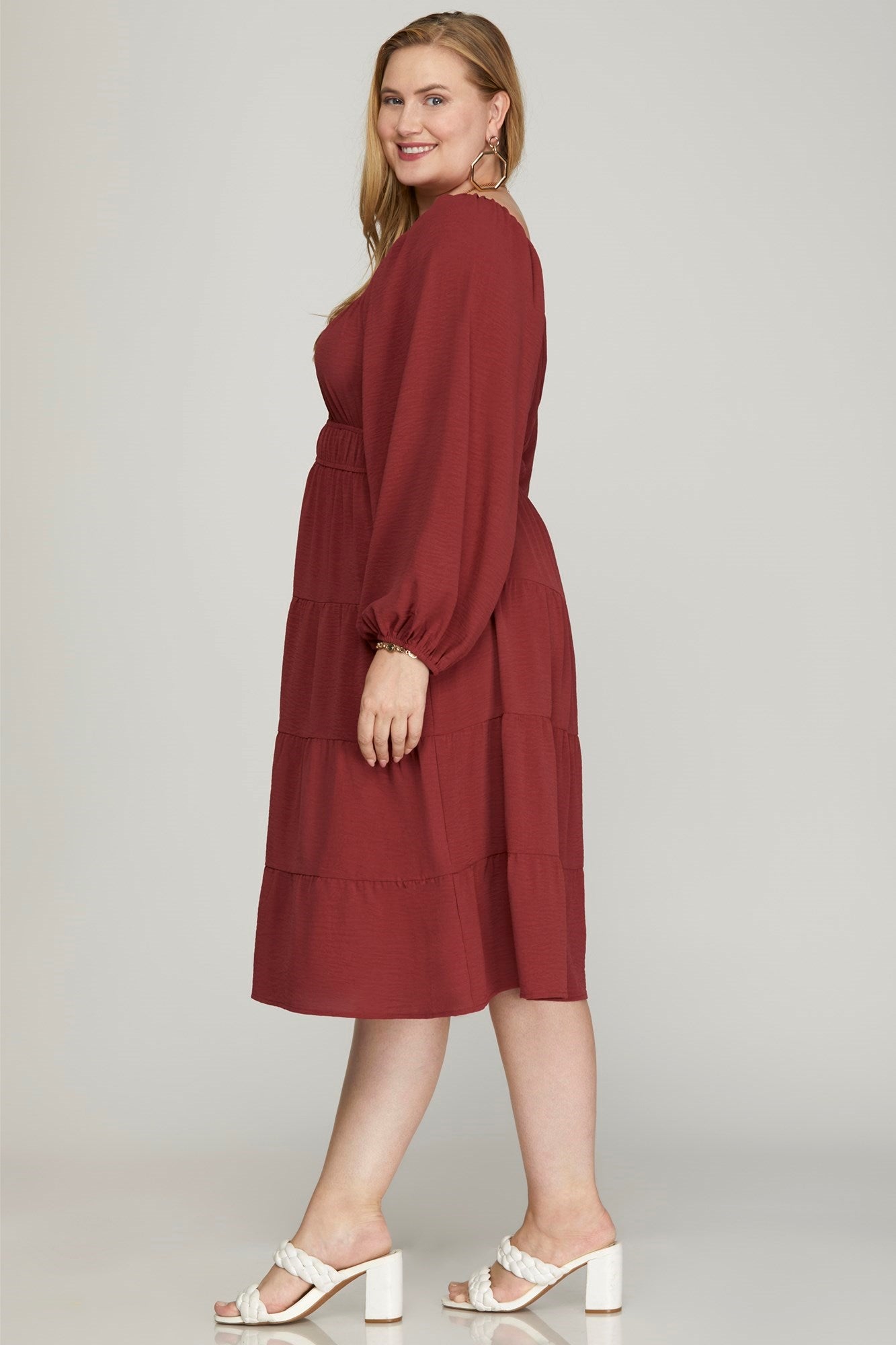 The Long Magalie dress (olive)