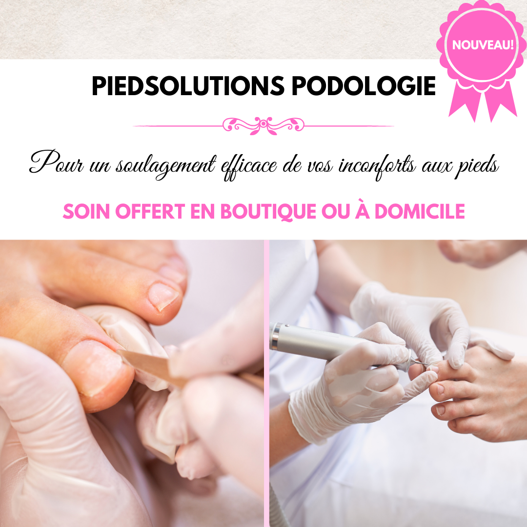 SOIN DE PIEDS À DOMICILE - 110$
