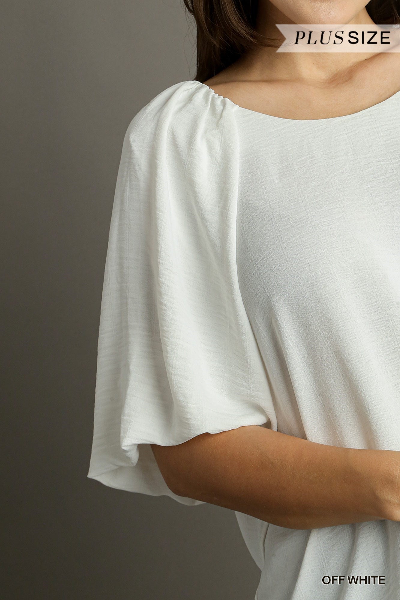 Haut à manches bulles - Blanc