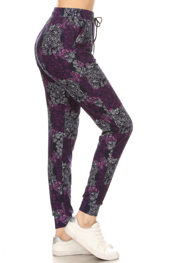 TAILLE HAUTE - Jogger pyjama - Abstrait
