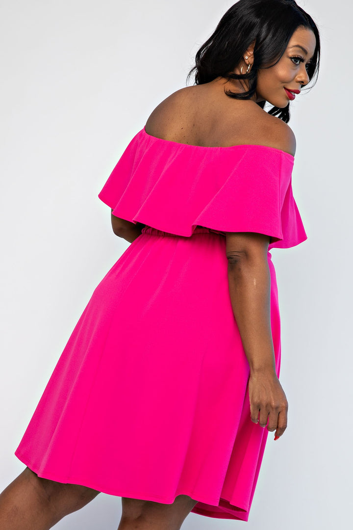 Fuschia pink princess dress