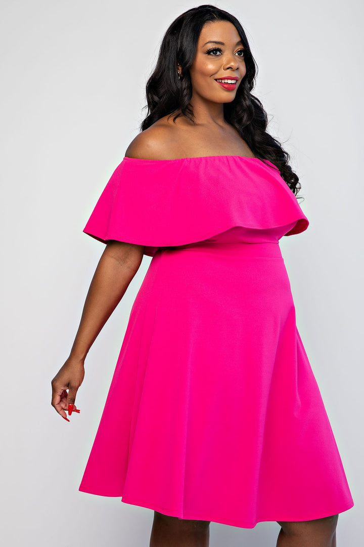 Fuschia pink princess dress