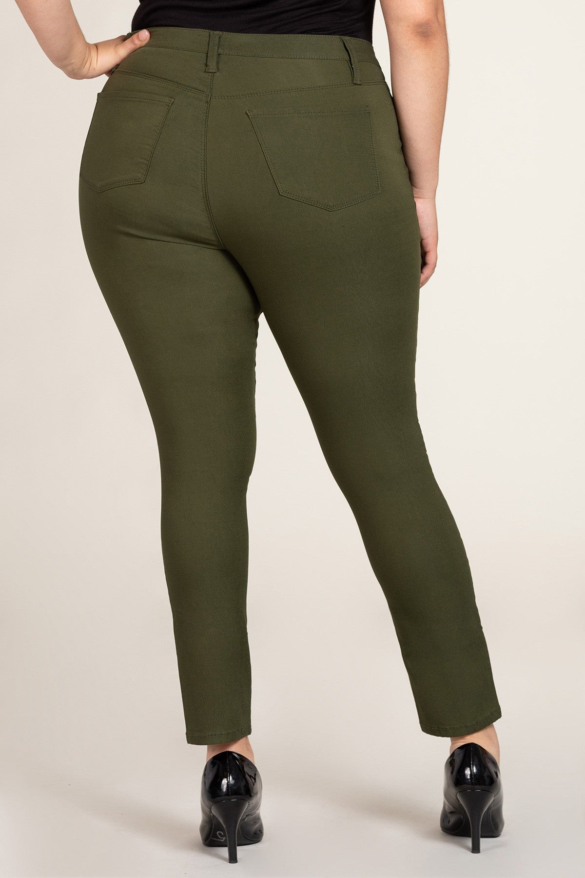Pantalon ultra stretch - Olive