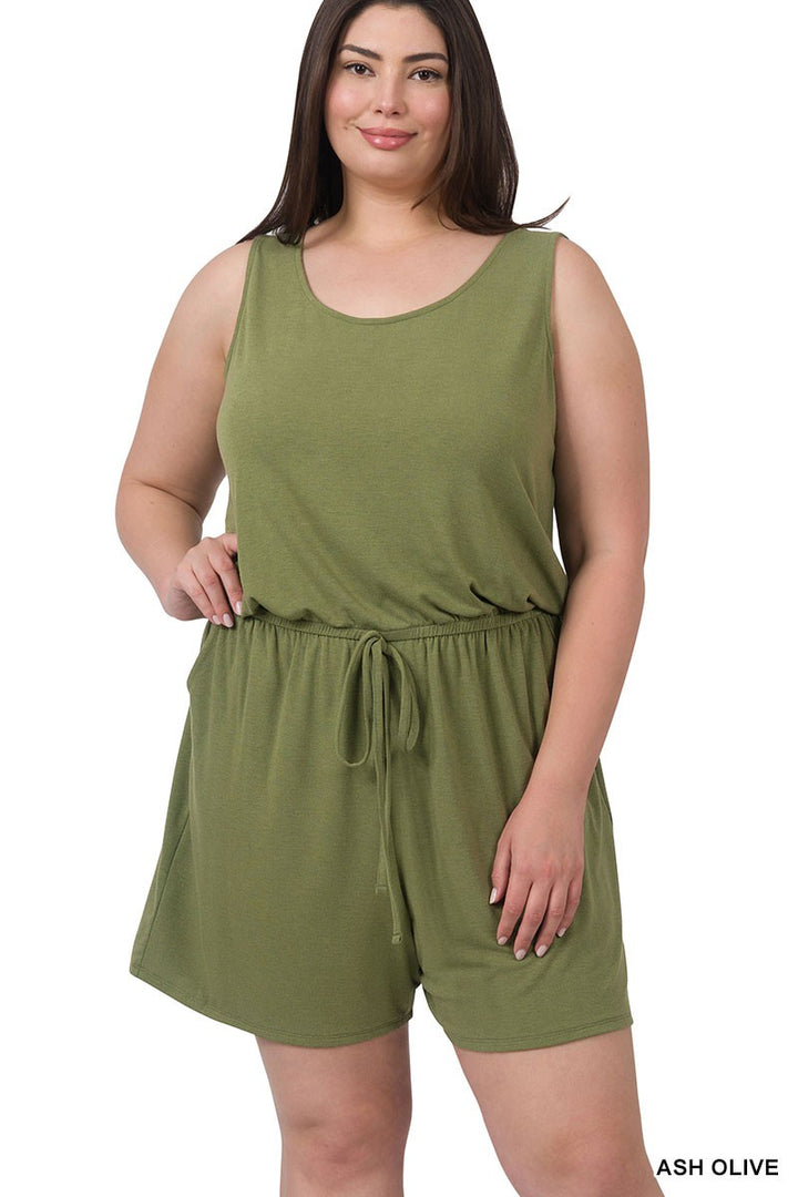 Jumpsuit olive - 100% extensible