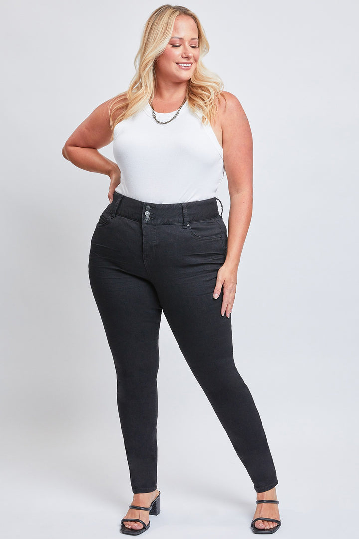 Jean Sharon (black, skinny with 3 buttons)