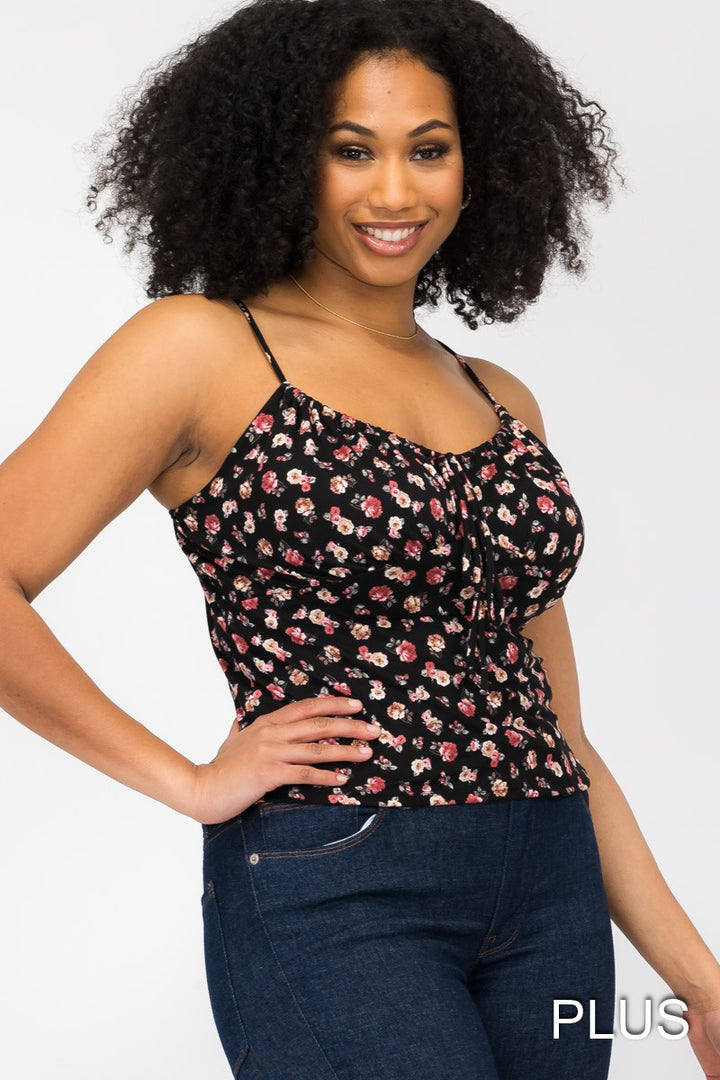 Cami-top Flora - 100% extensible