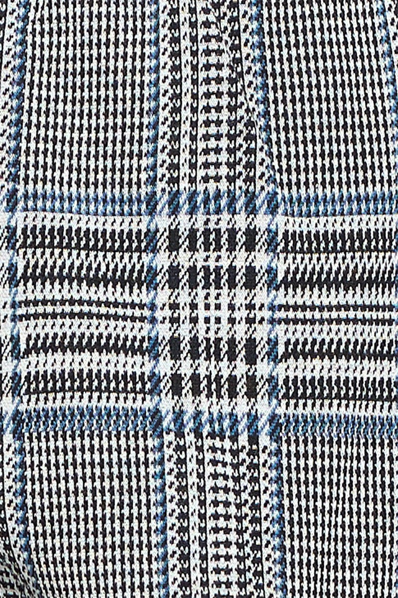Mini jupe/short à carreaux extensible