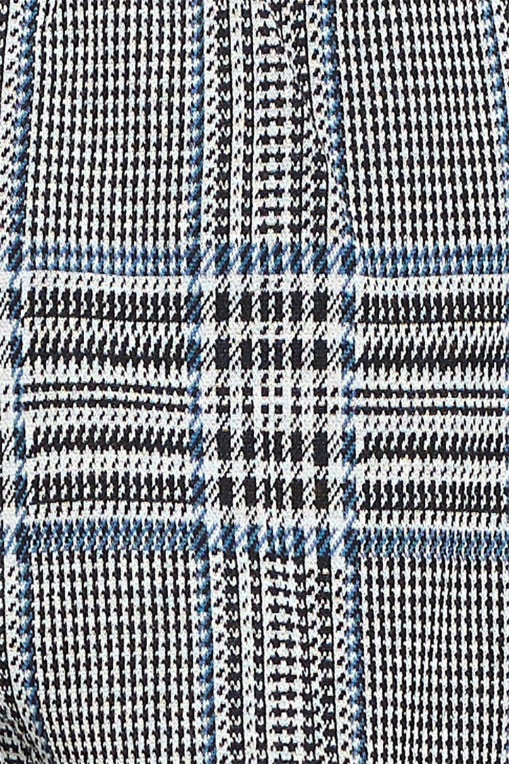 Mini jupe/short à carreaux extensible