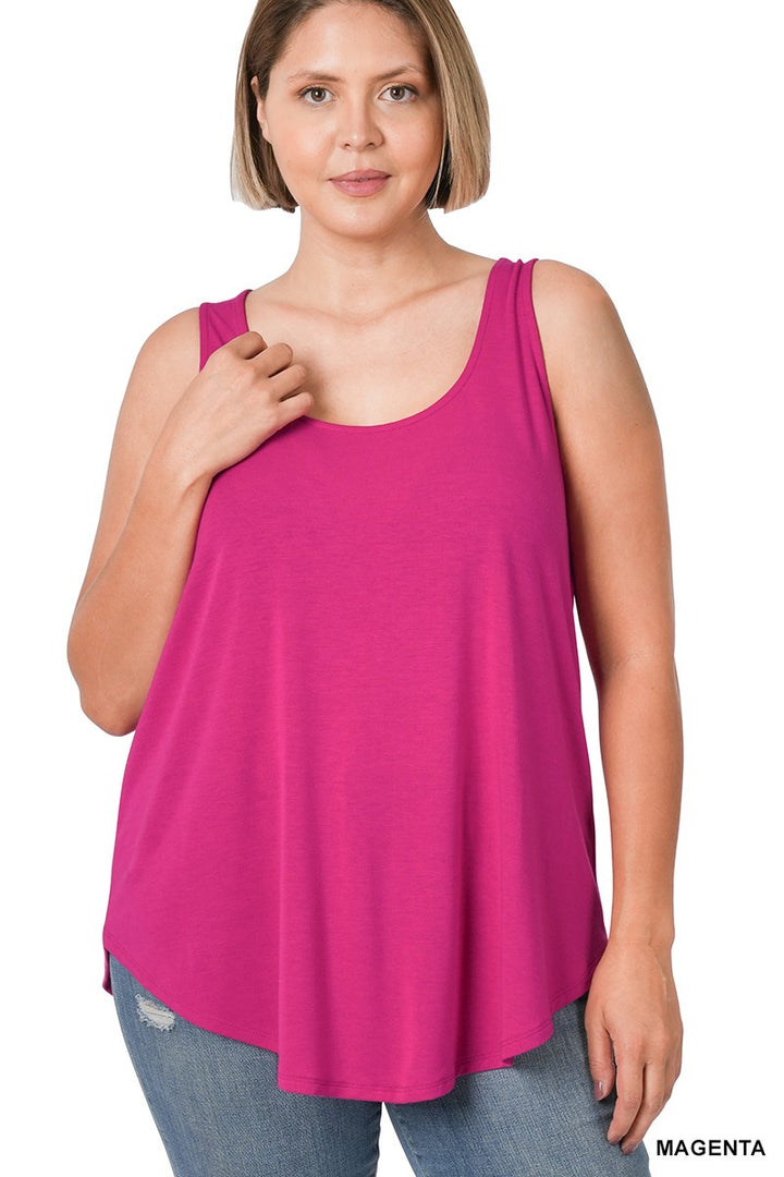 Débardeur basique doux - Magenta