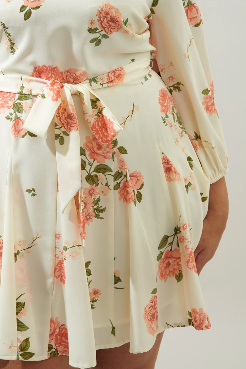 Robe fleurie « Morning Blush »