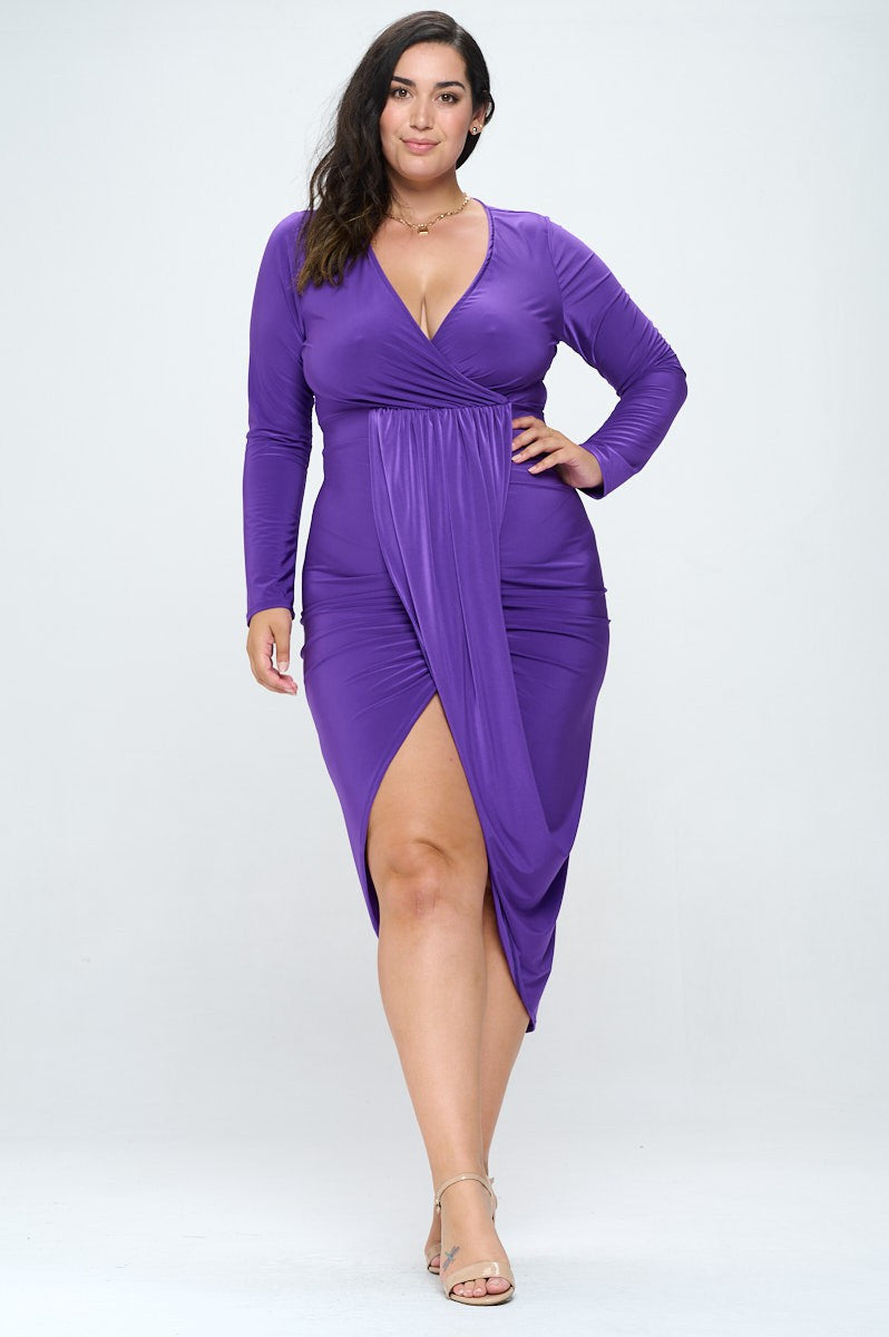 La robe ultra flatteuse - violet