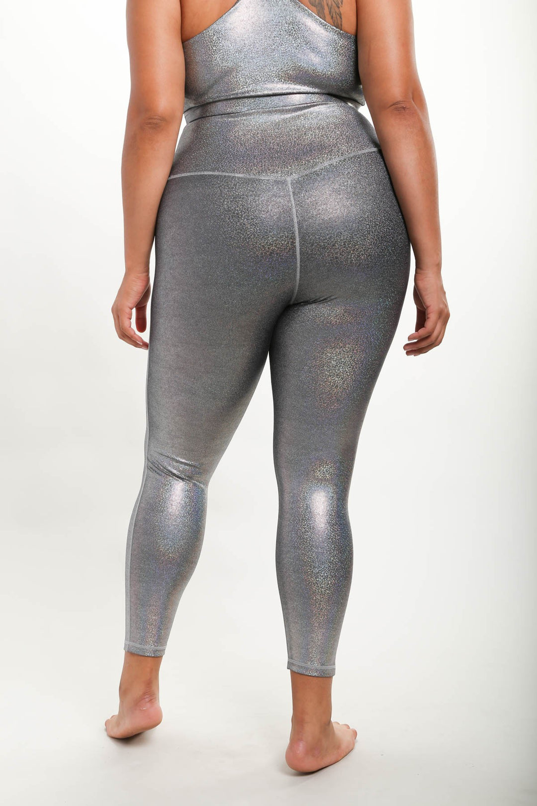 Legging holographique - Argent