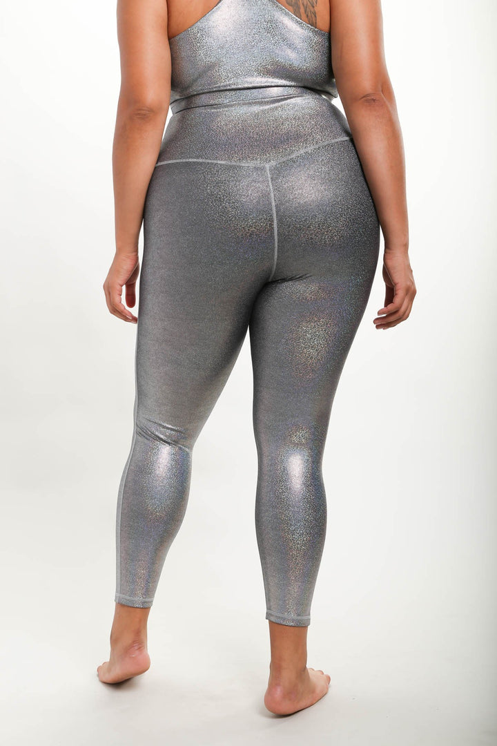 Legging holographique - Argent