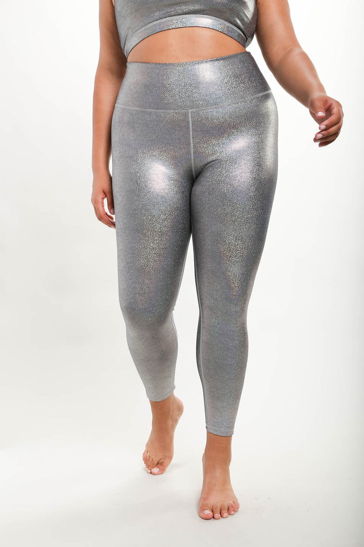 Legging holographique - Argent