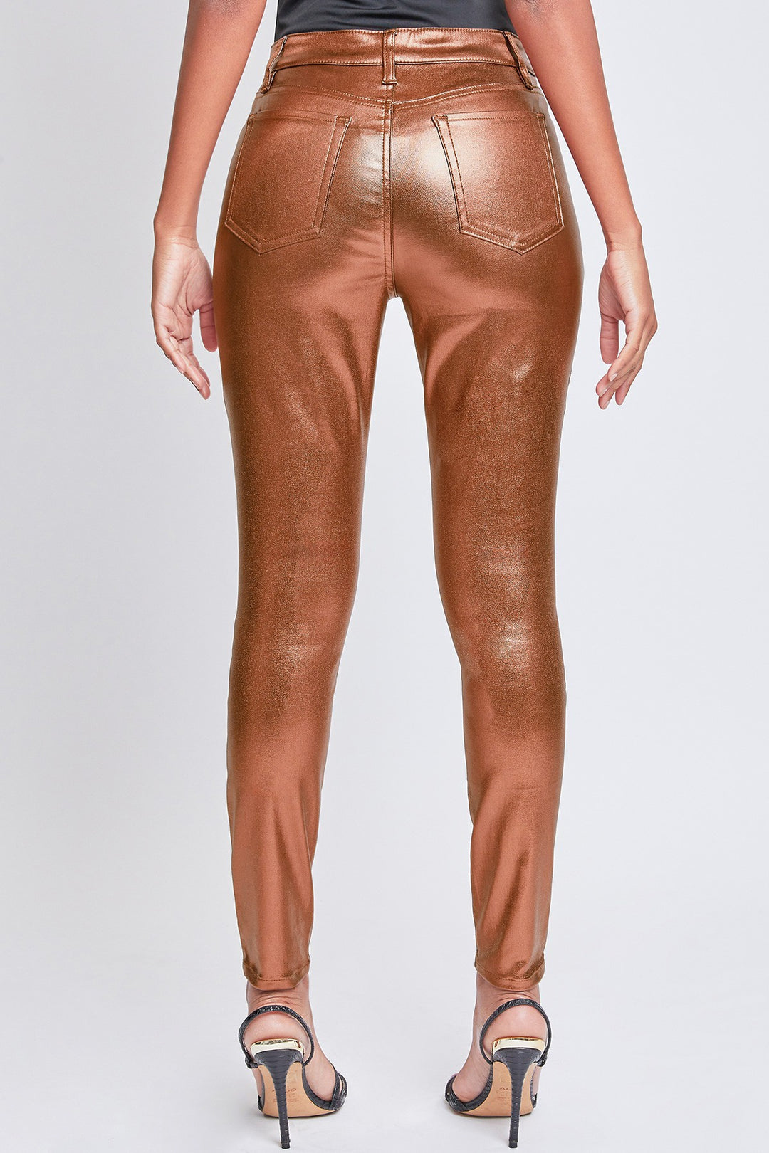 Pantalon ultra stretch chatoyant (Bronze)