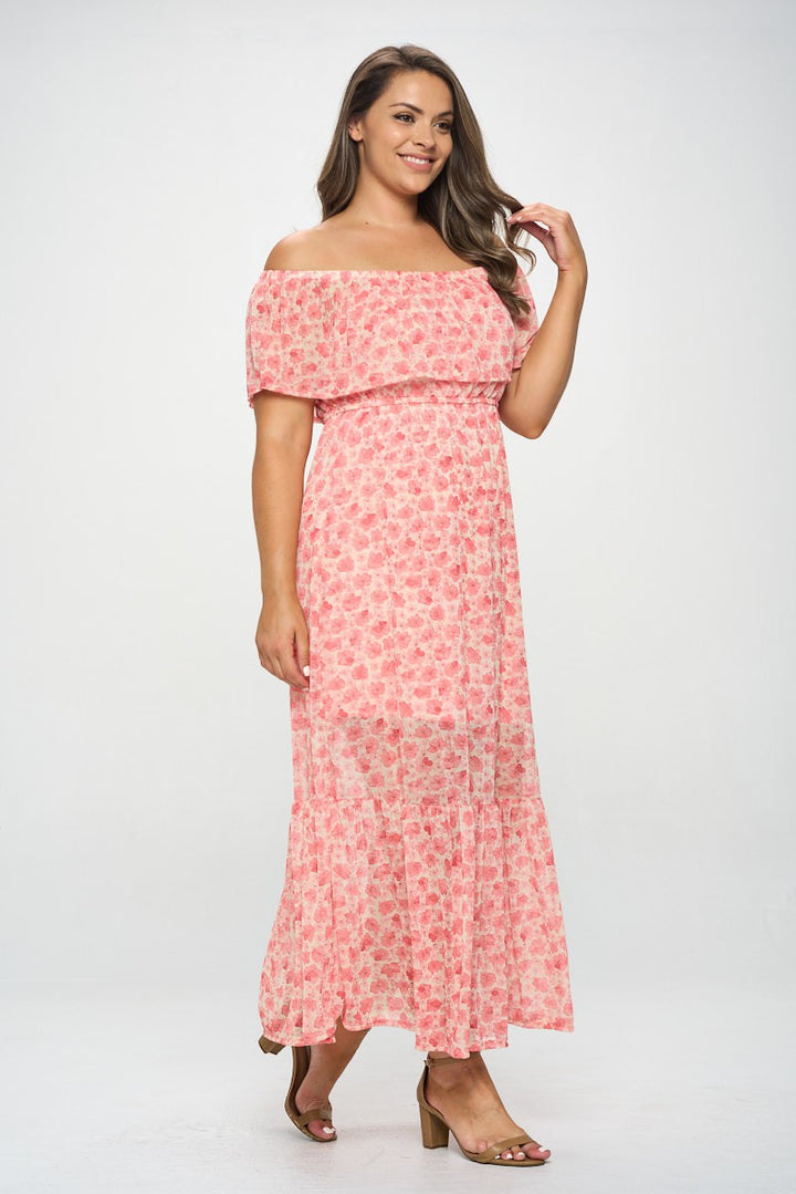 Robe mignonne en mousseline - Rose