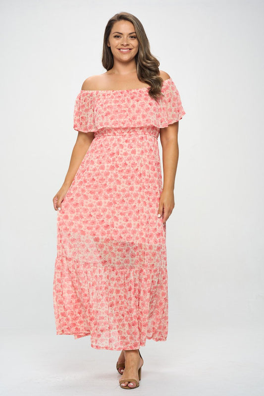 Cute muslin dress - pink