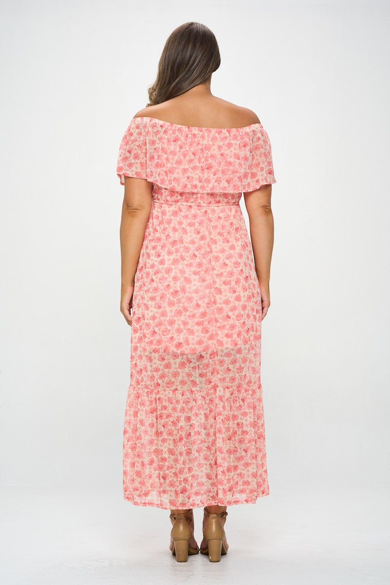 Robe mignonne en mousseline - Rose