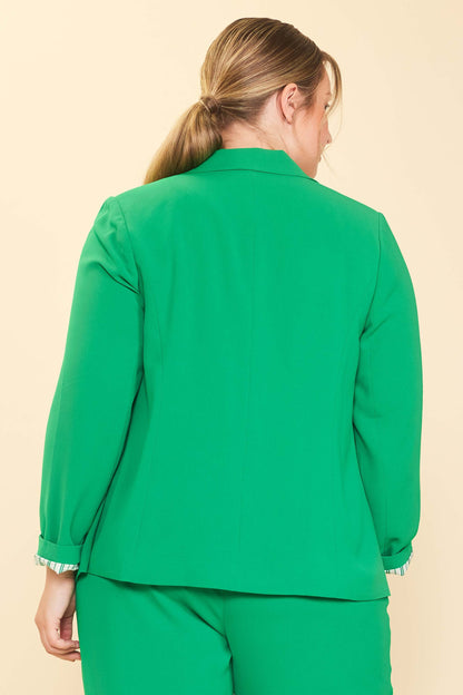 Veston vert kelly (manches longues)