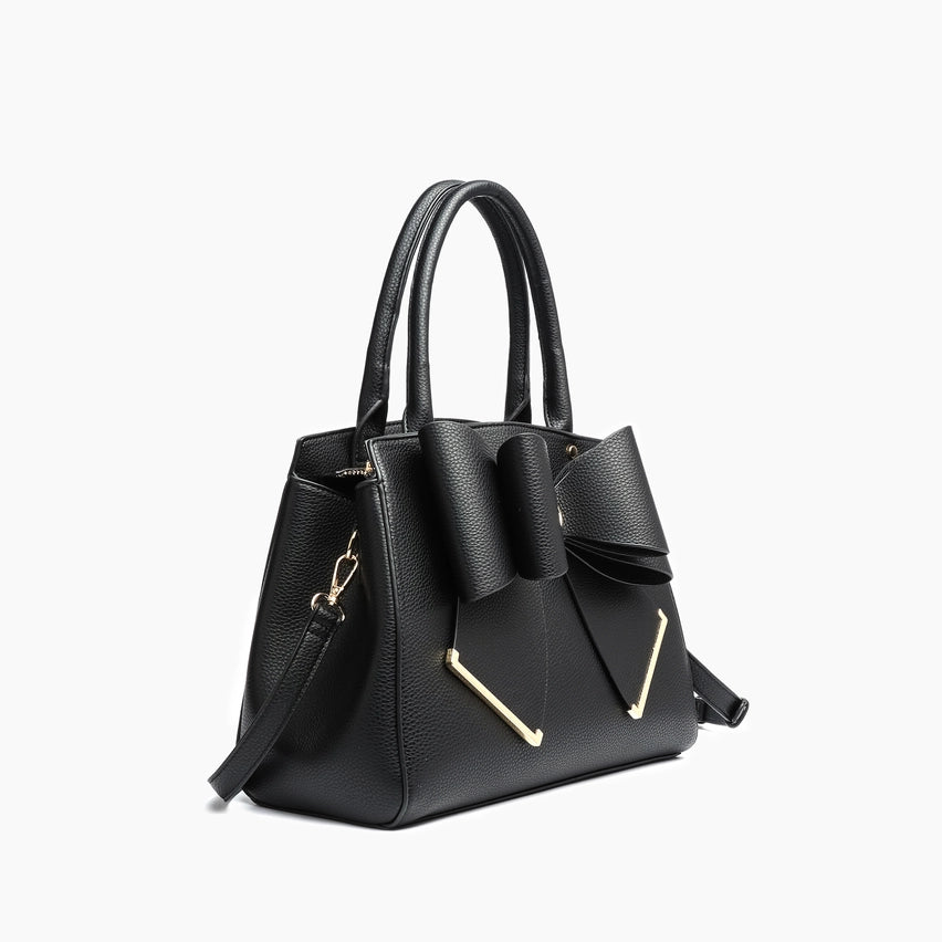 Sac Poppy Bowtie - Noir