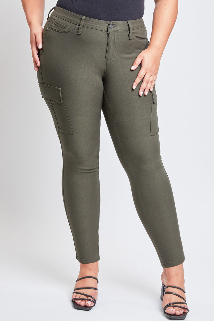 Pantalon ultra stretch cargo - Olive