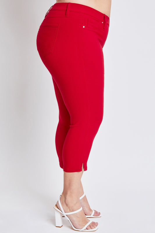 Capri Ultra Stretch without button - Ruby Red
