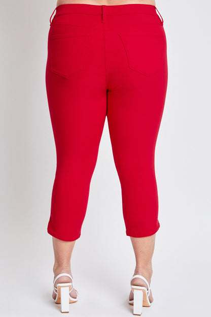 Capri Ultra Stretch without button - Ruby Red