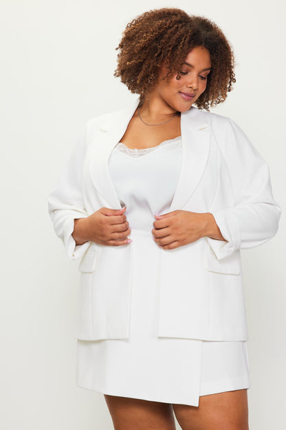 Jupe/short blanche - 100% extensible