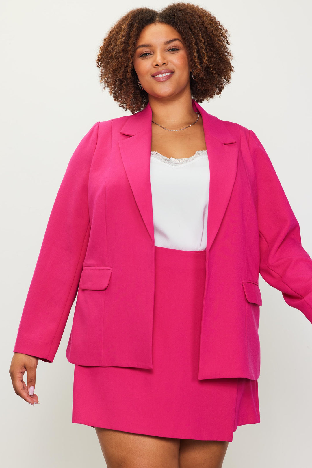 TAILLE HAUTE - Jupe/short Peony pink - 100% extensible
