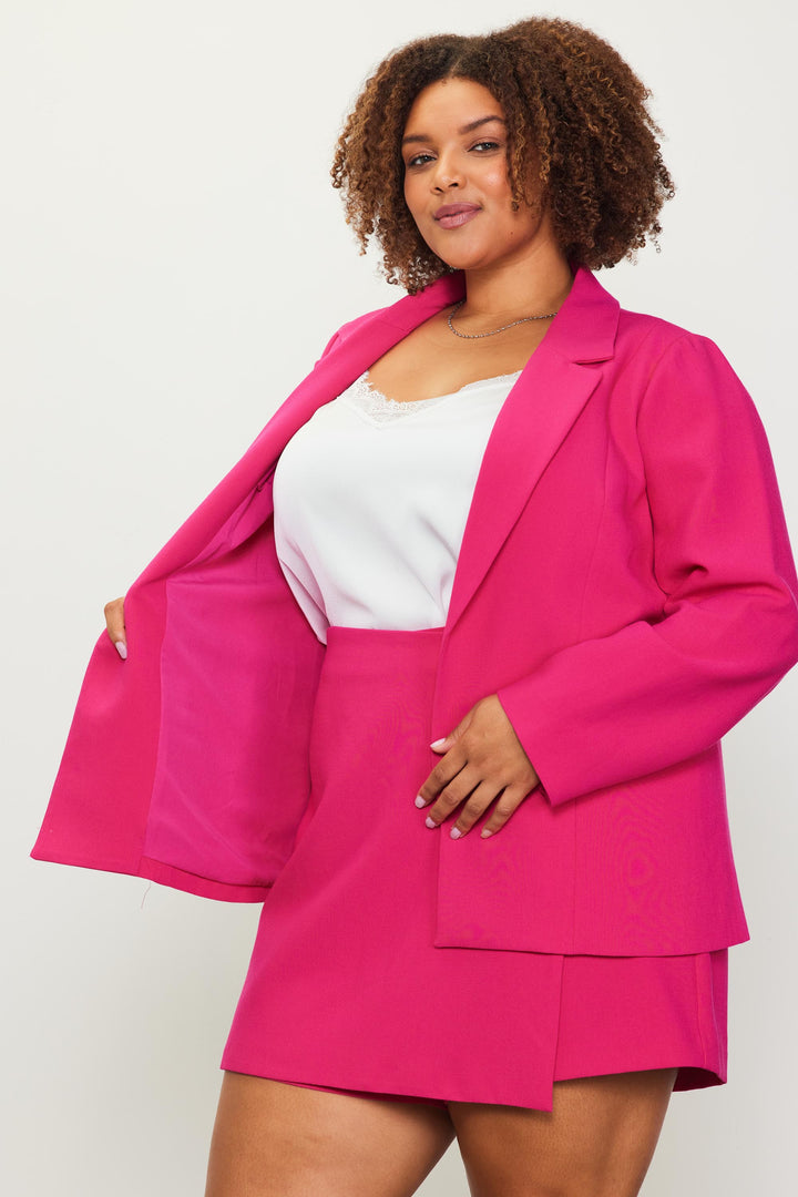 3X (dernière chance) - Veston Peony pink