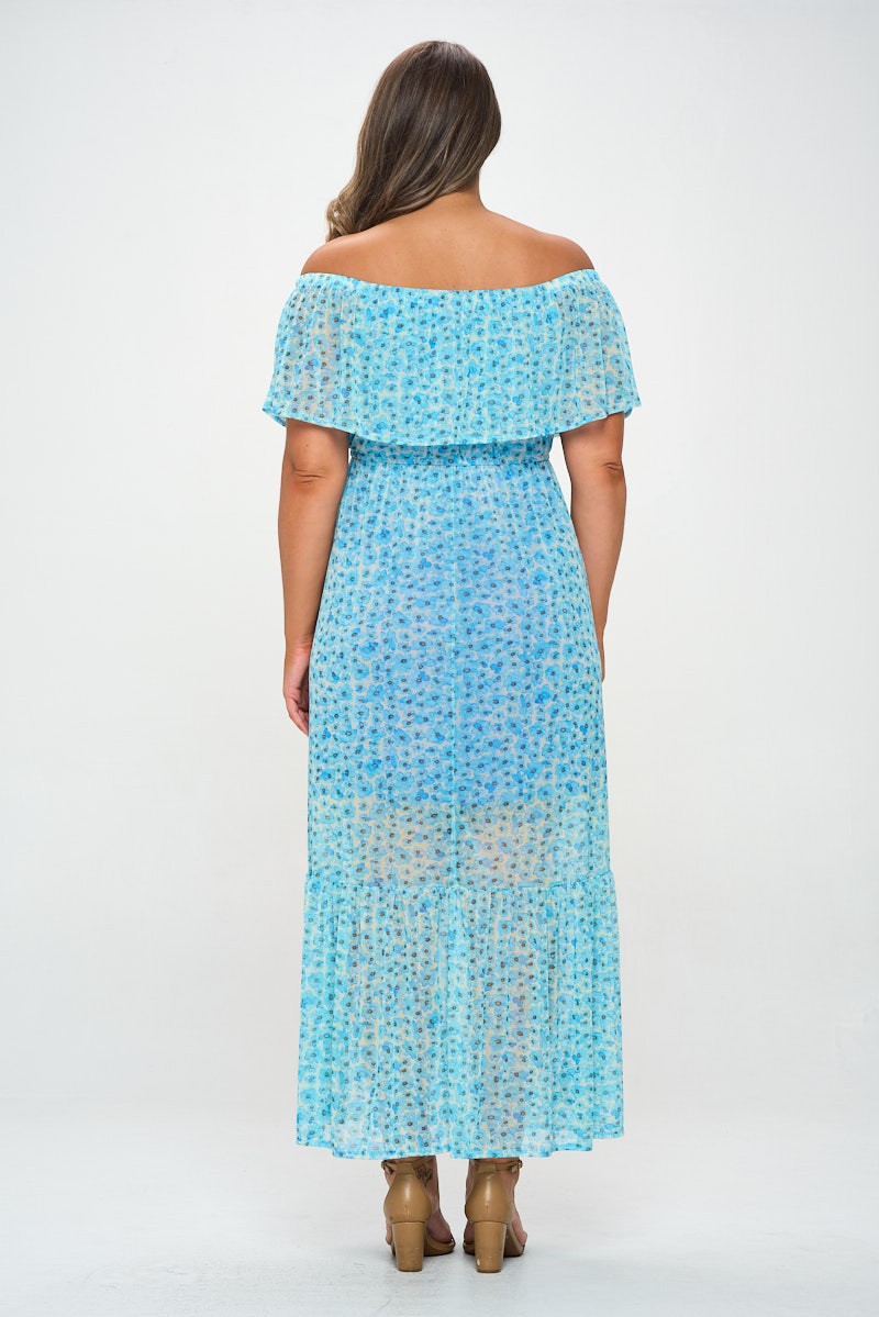 Cute muslin dress - blue