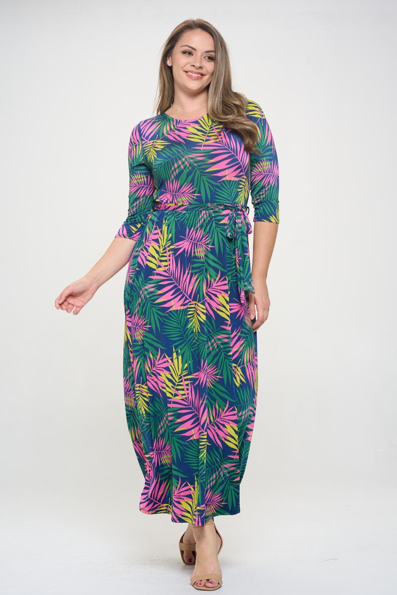 La robe à feuillage multicolore #2