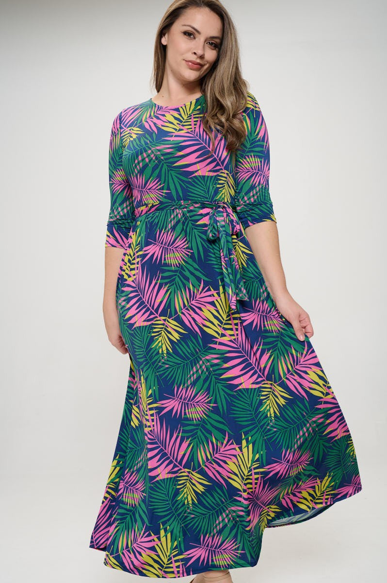 La robe à feuillage multicolore #2