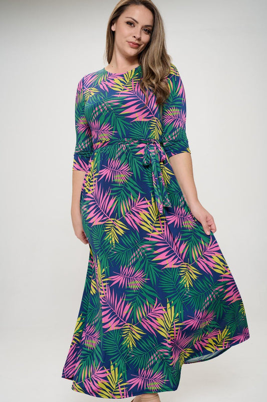 La robe à feuillage multicolore #2