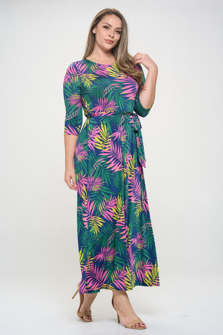 La robe à feuillage multicolore #2