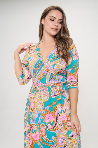 Robe longue Jade Paisley