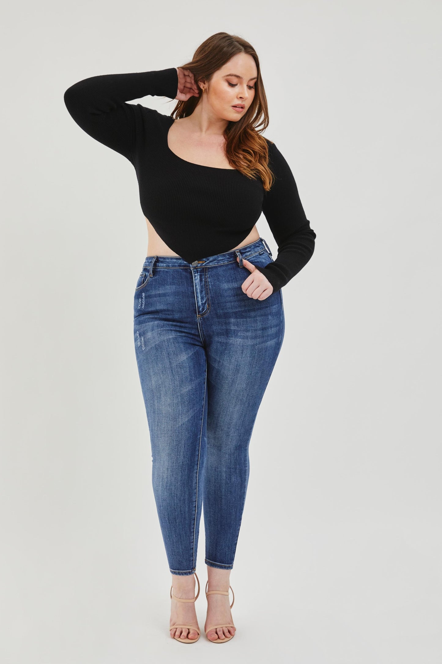 Le jean fashion taille haute #2 (14-22)