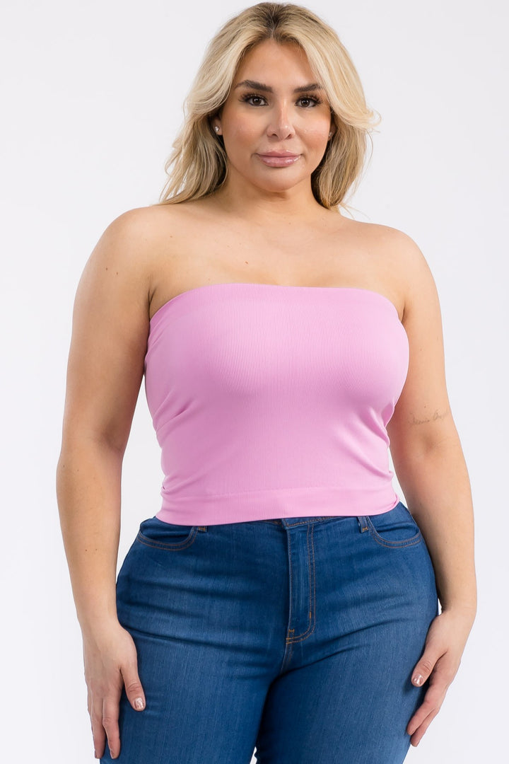EFFET GAINANT - Haut tube Brenda (rose)