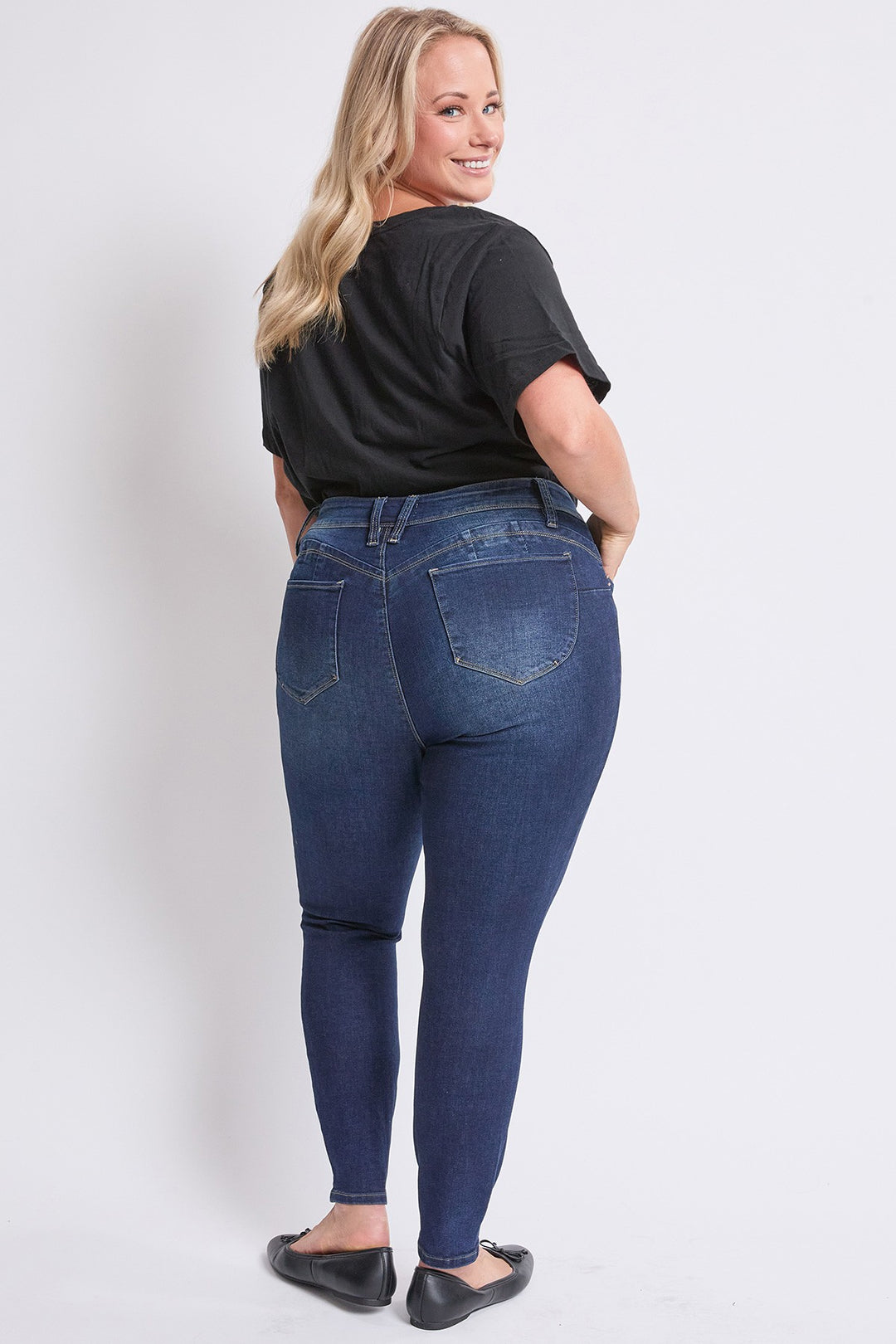 Jean Skinny Curve Confidence Blue Black (28 in)